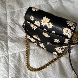 Coach Cassie Crossbody Bag with Floral Print leather bag
